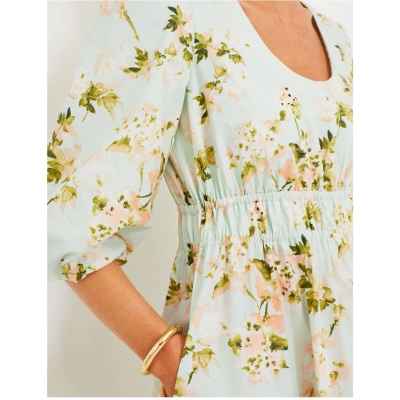 TUCKERNUCK Aqua Watercolor Marlena Dress LARGE - Picture 5 of 14